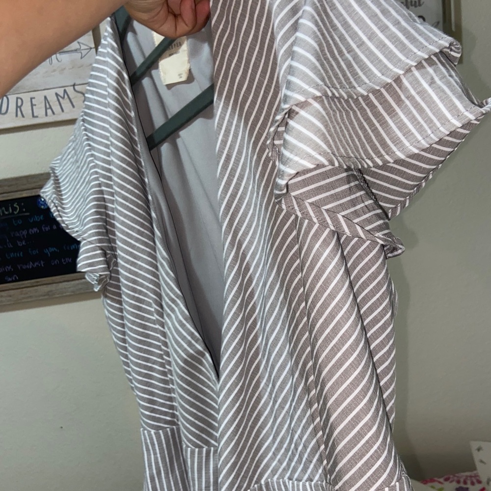 harper tie around dress